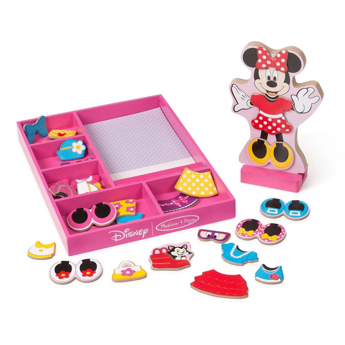 Disney Minnie Wooden Magnetic Dress-Up Set By Melissa & Doug