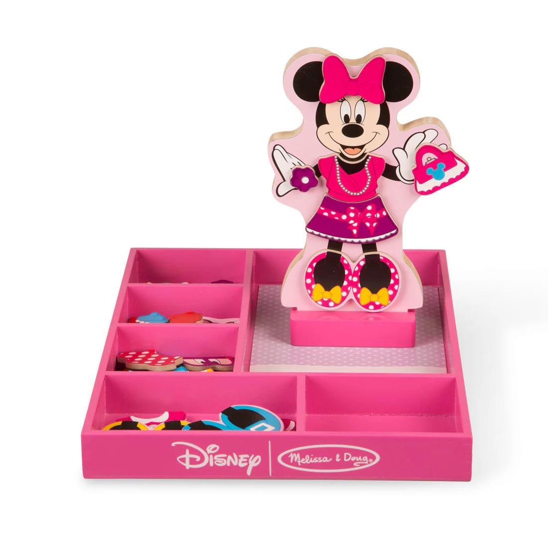 Disney Minnie Wooden Magnetic Dress-Up Set By Melissa & Doug