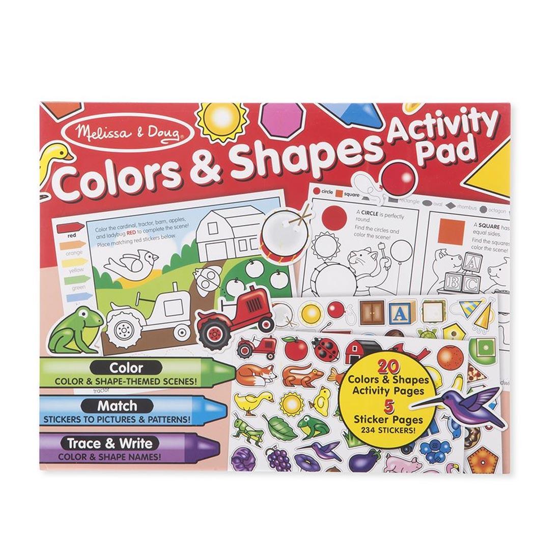 Colors & Shapes Activity Pad by Melissa & Doug