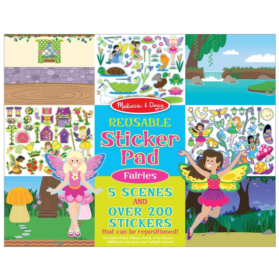 Fairies Reusable Sticker Pad By Melissa & Doug