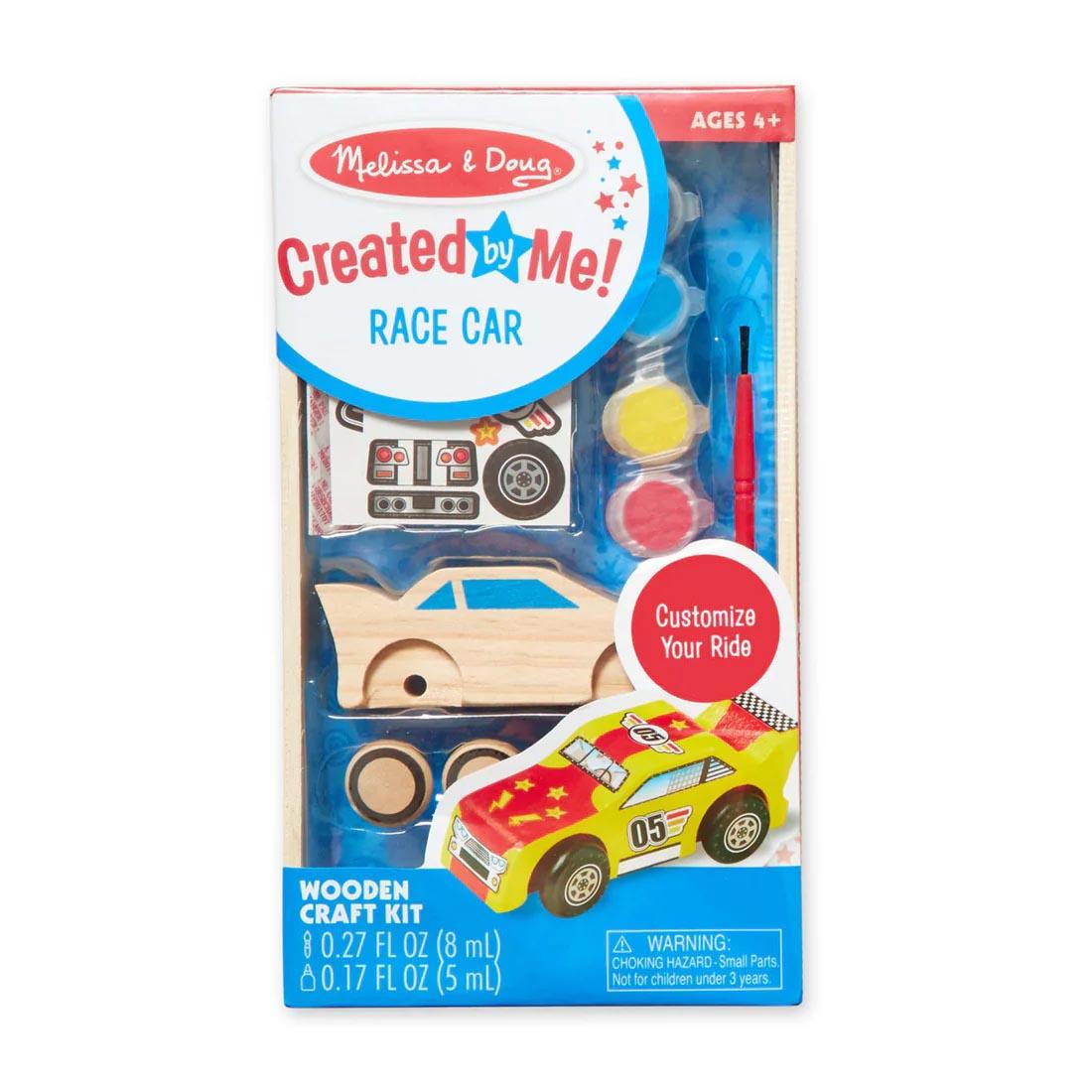 Created by Me! Race Car Wooden Craft Kit By Melissa & Doug