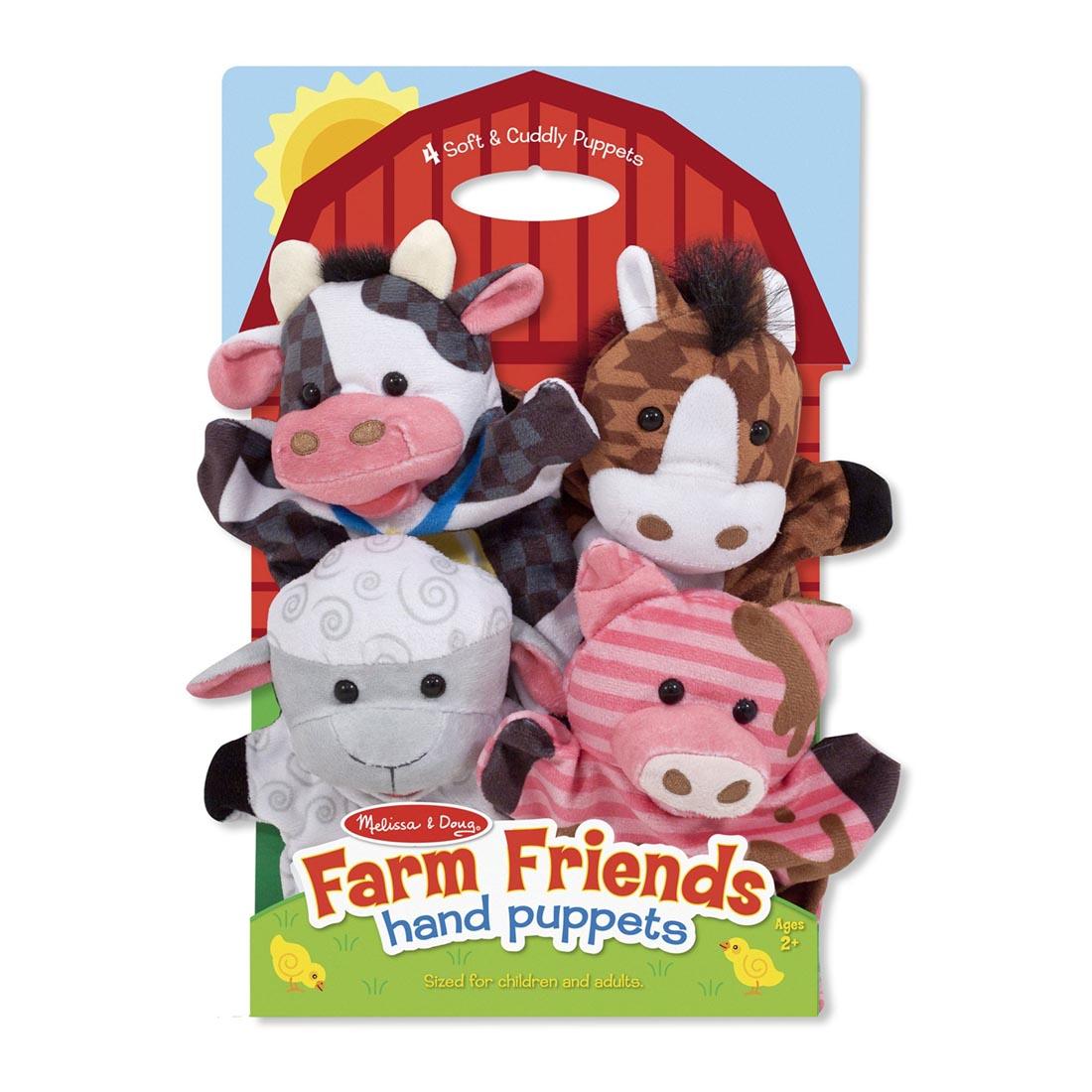 Farm Friends Hand Puppets by Melissa & Doug