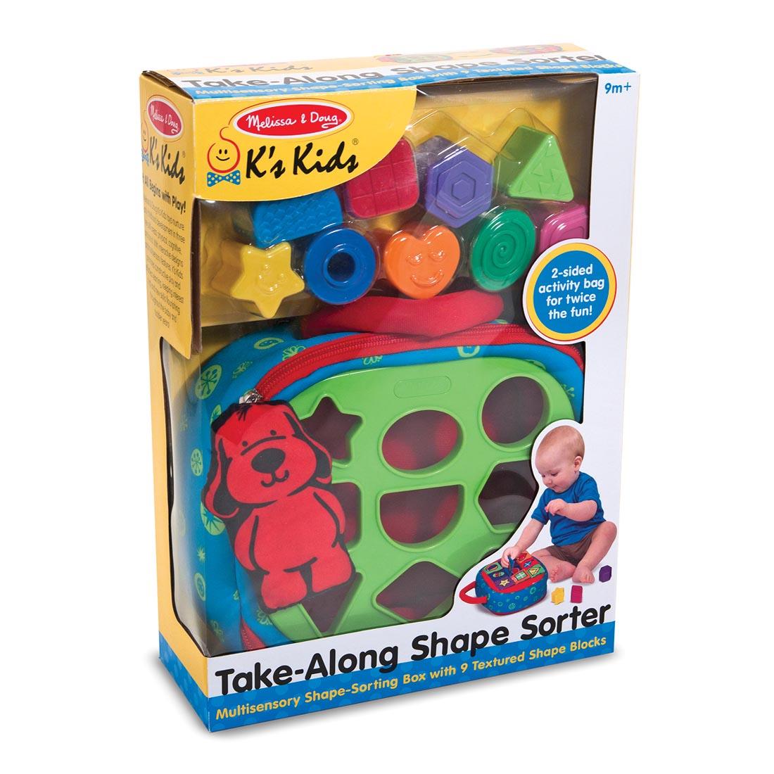 Take-Along Shape Sorter Baby and Toddler Toy