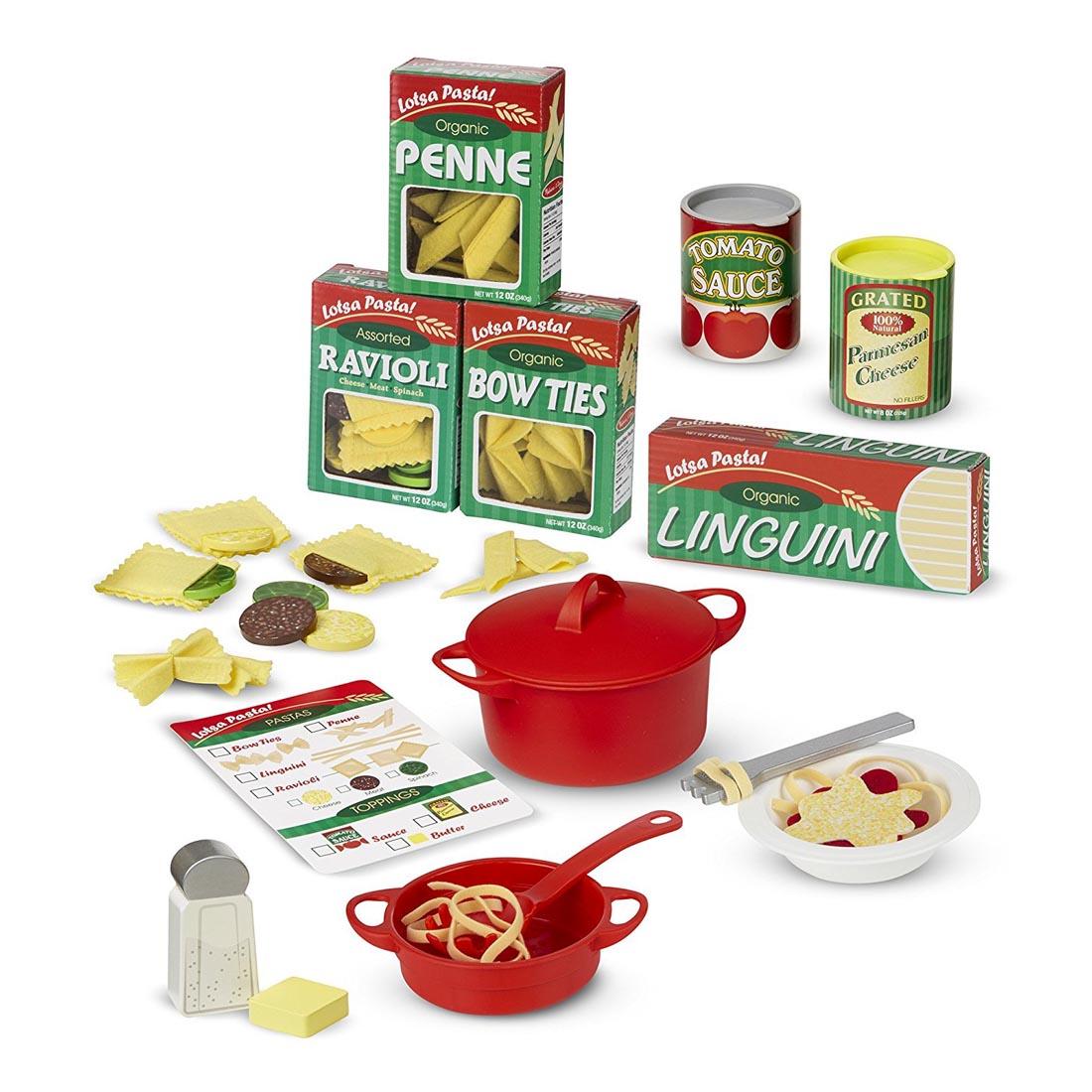 Pretend Play Prepare & Serve Pasta Set