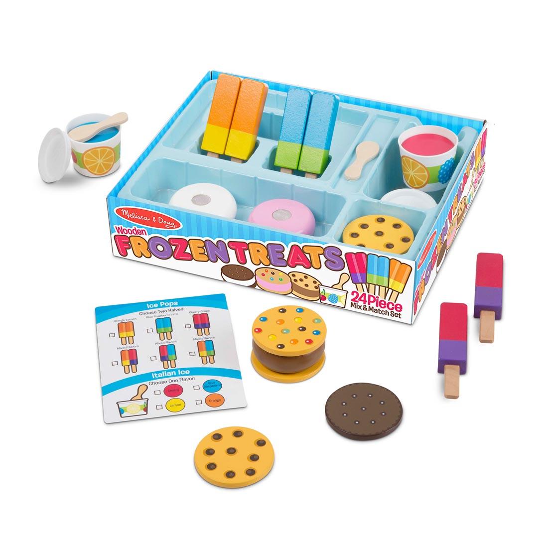 Pretend Play Frozen Treats Matching Set