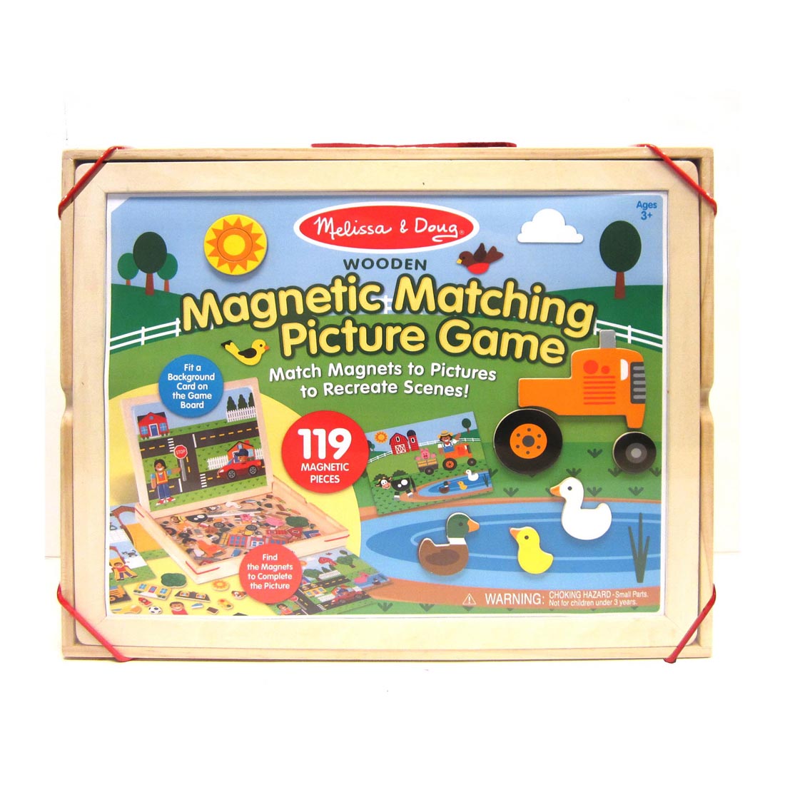 Wooden Magnetic Matching Picture Game By Melissa & Doug