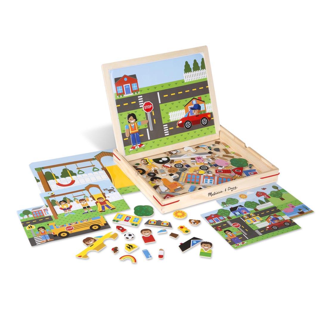 Wooden Magnetic Matching Picture Game By Melissa & Doug