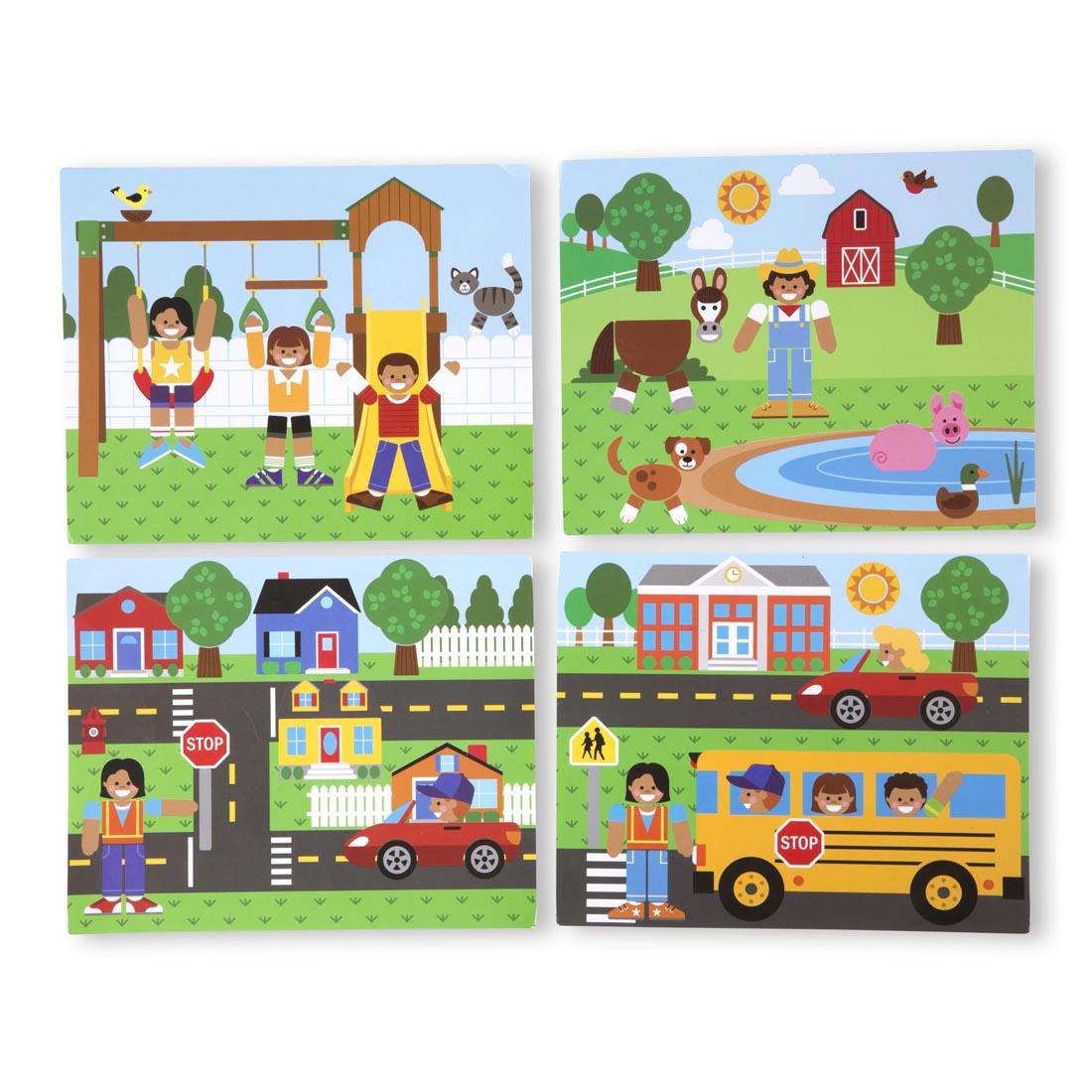 Wooden Magnetic Matching Picture Game By Melissa & Doug