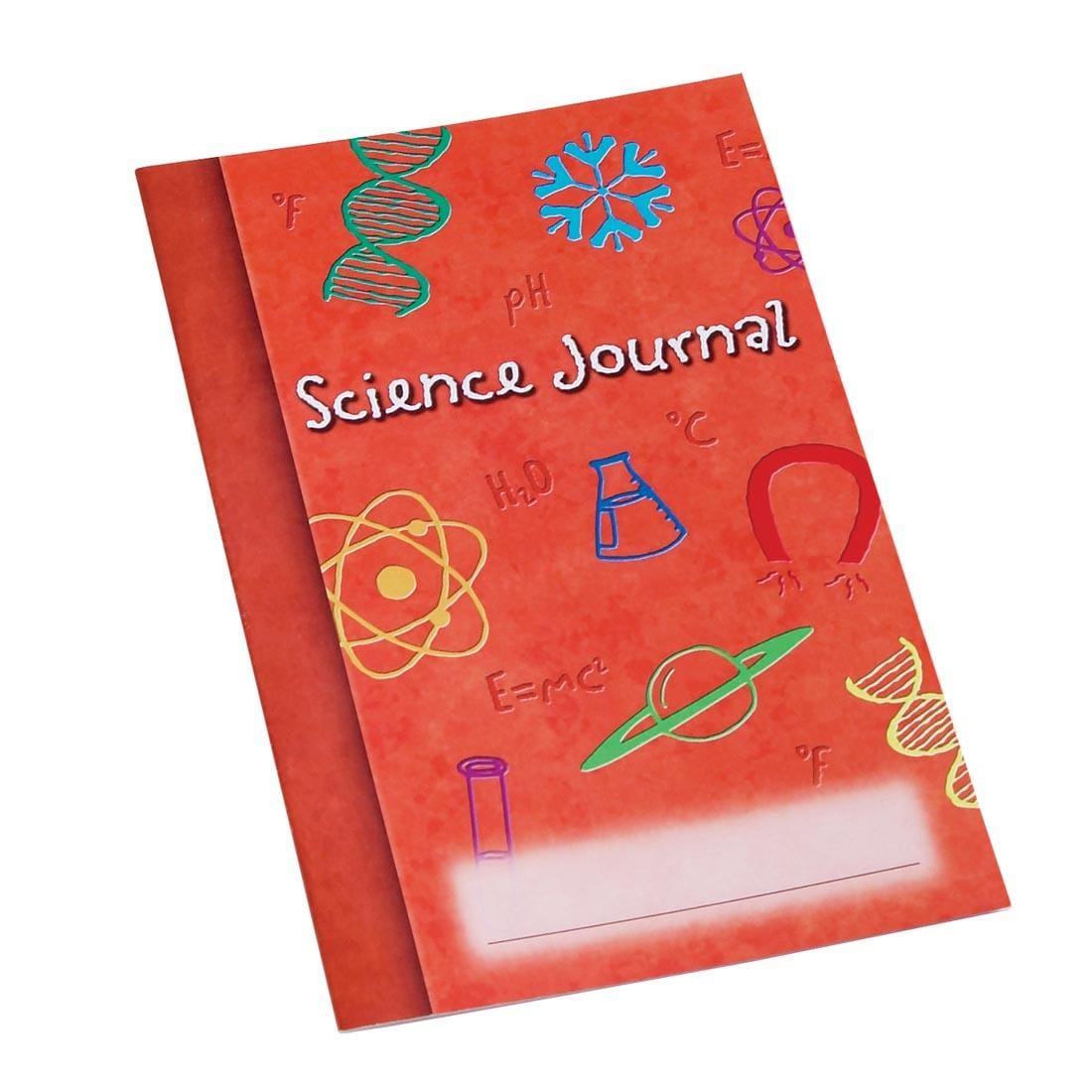 Science Journal with an orange cover