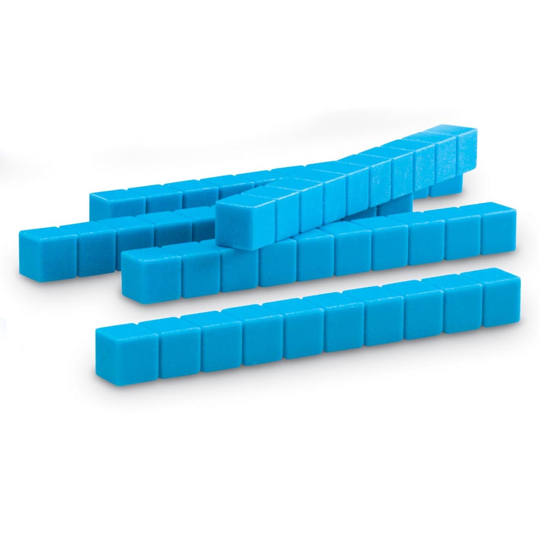 5 Plastic Base Ten Rods By Learning Resources