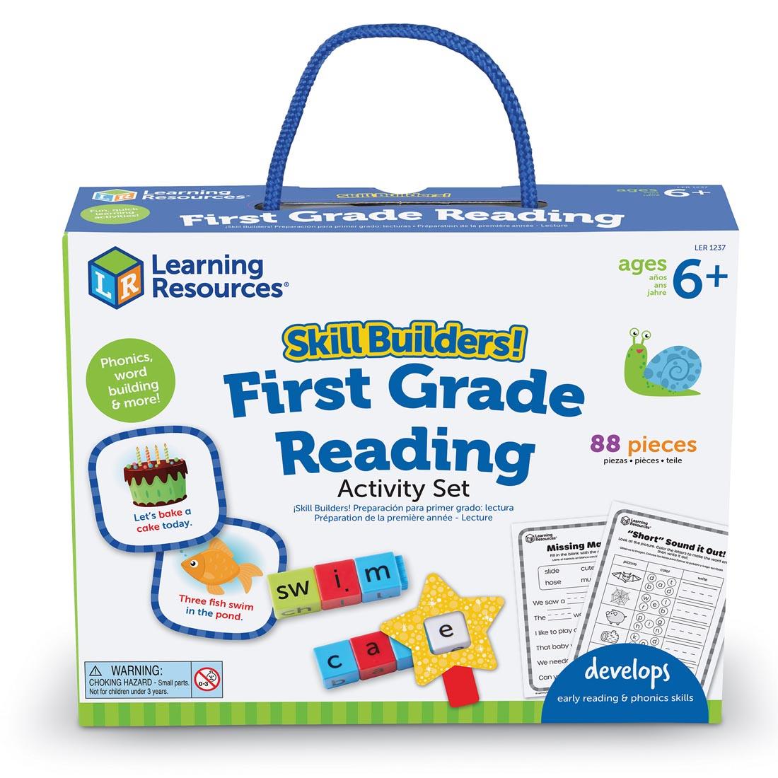 Front of Skill Builders! First Grade Reading Activity Set By Learning Resources