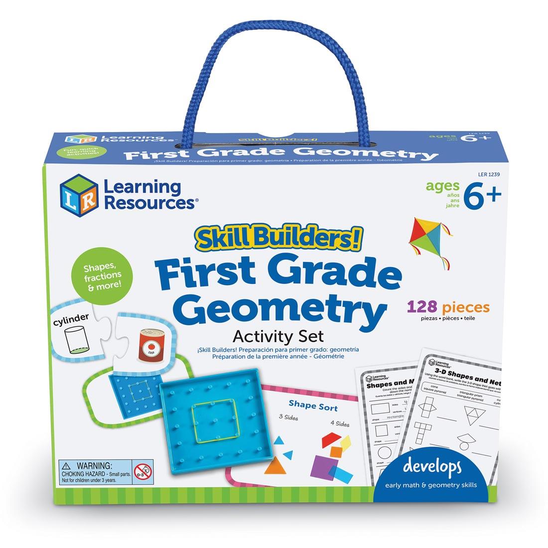 Box of Skill Builders! First Grade Geometry Activity Set By Learning Resources