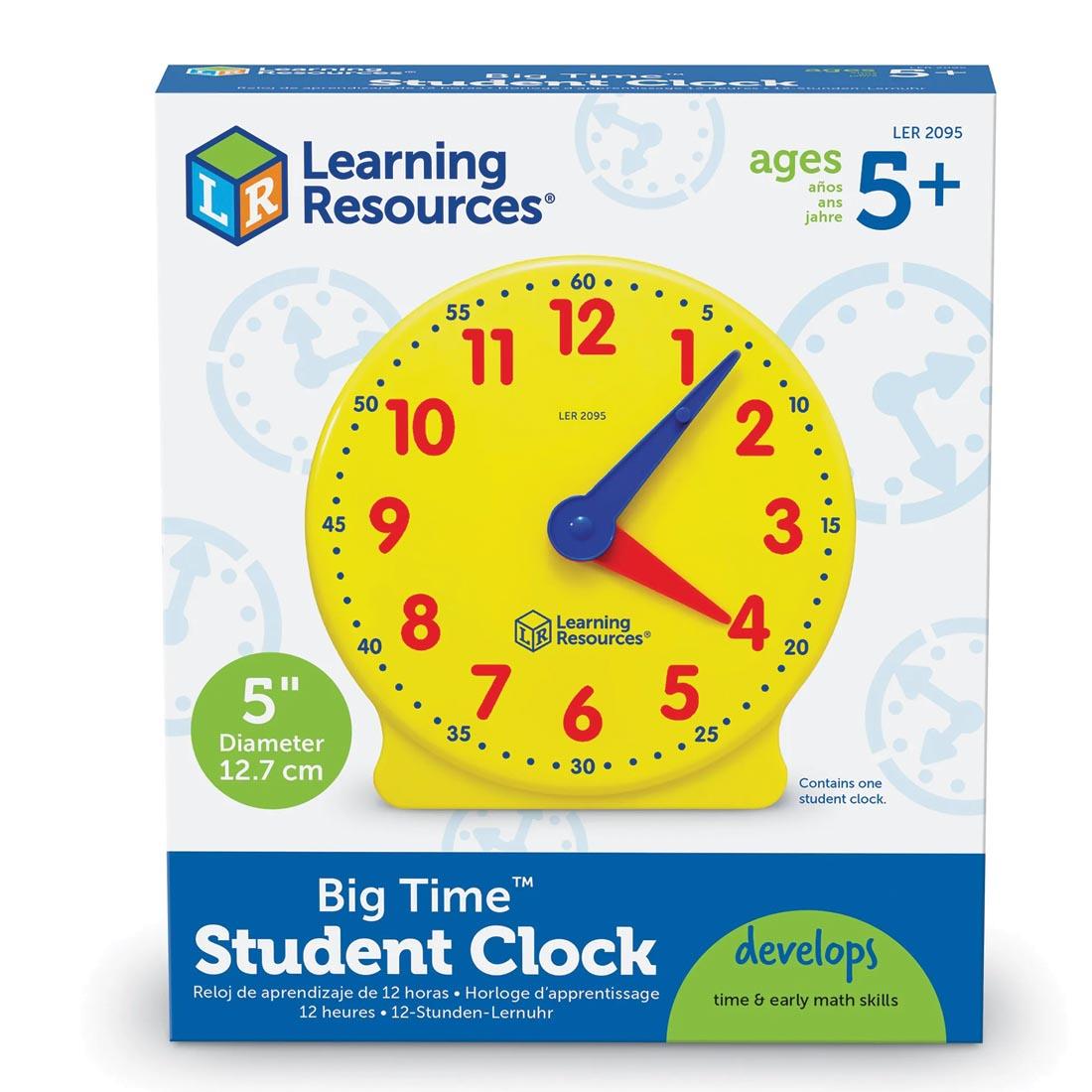 Front package of Big Time Student Clock
