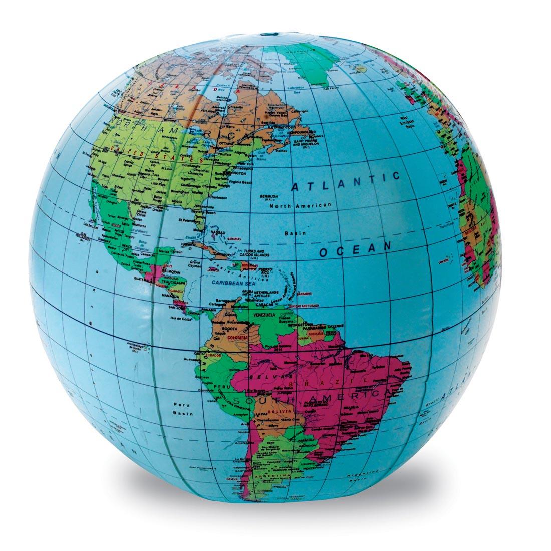 Inflatable World Globe