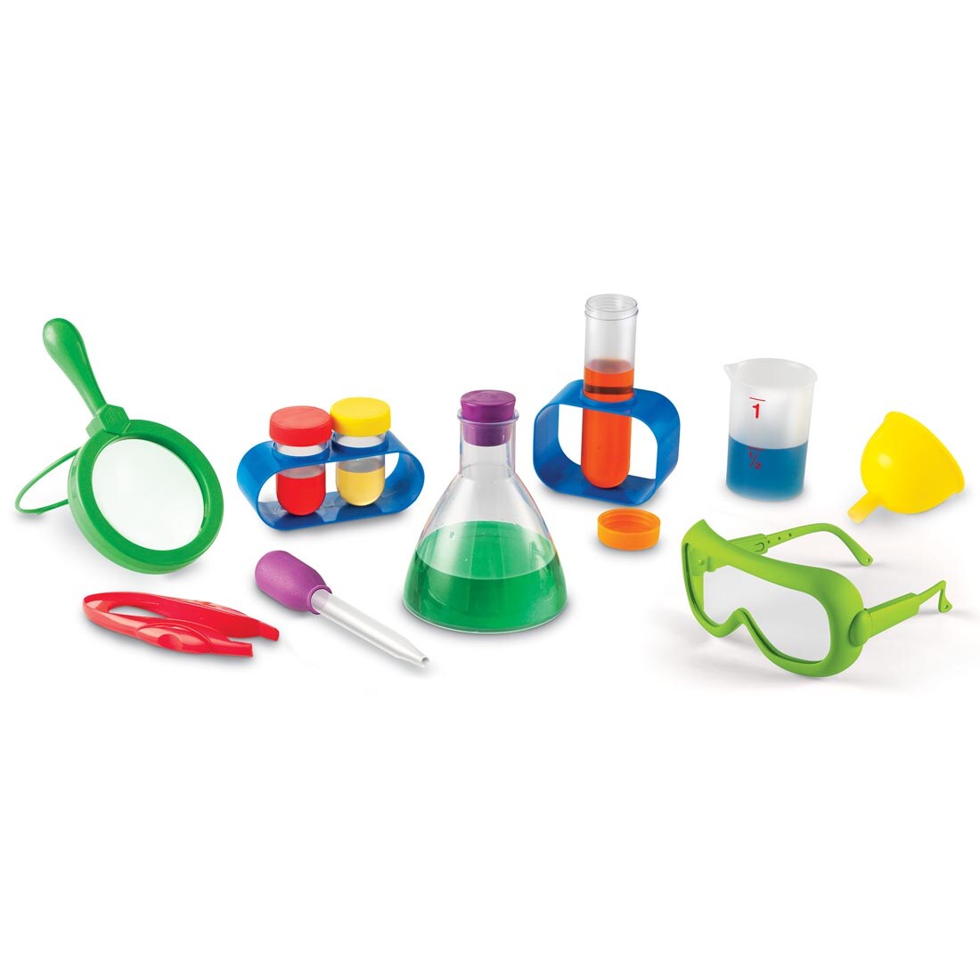 Contents of the Primary Science Lab Set by Learning Resources