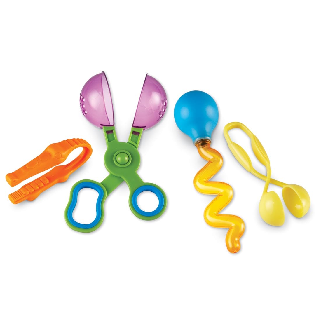 set of 4 plastic tools to help with fine motor skills