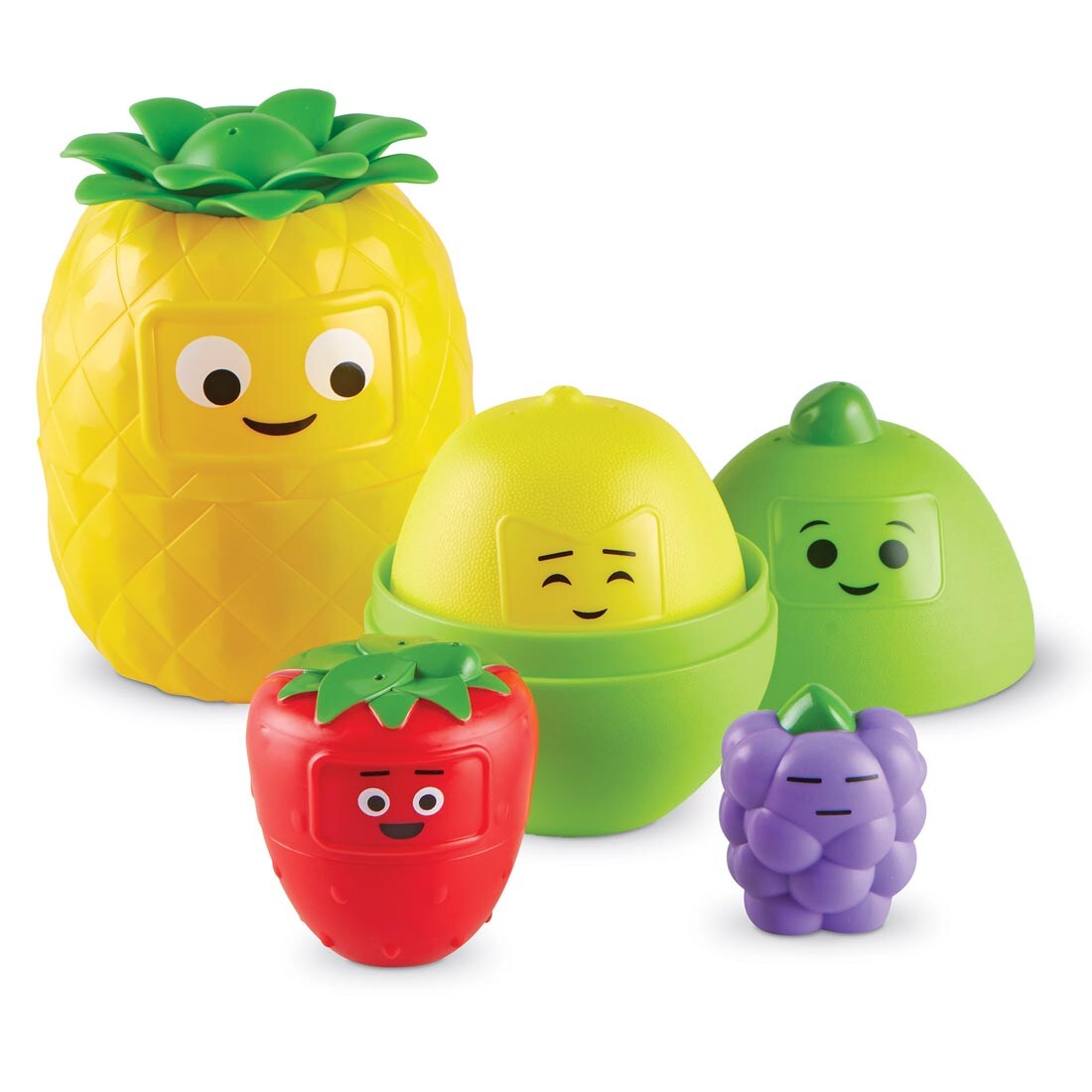 Big Feelings Nesting Fruit Friends pieces