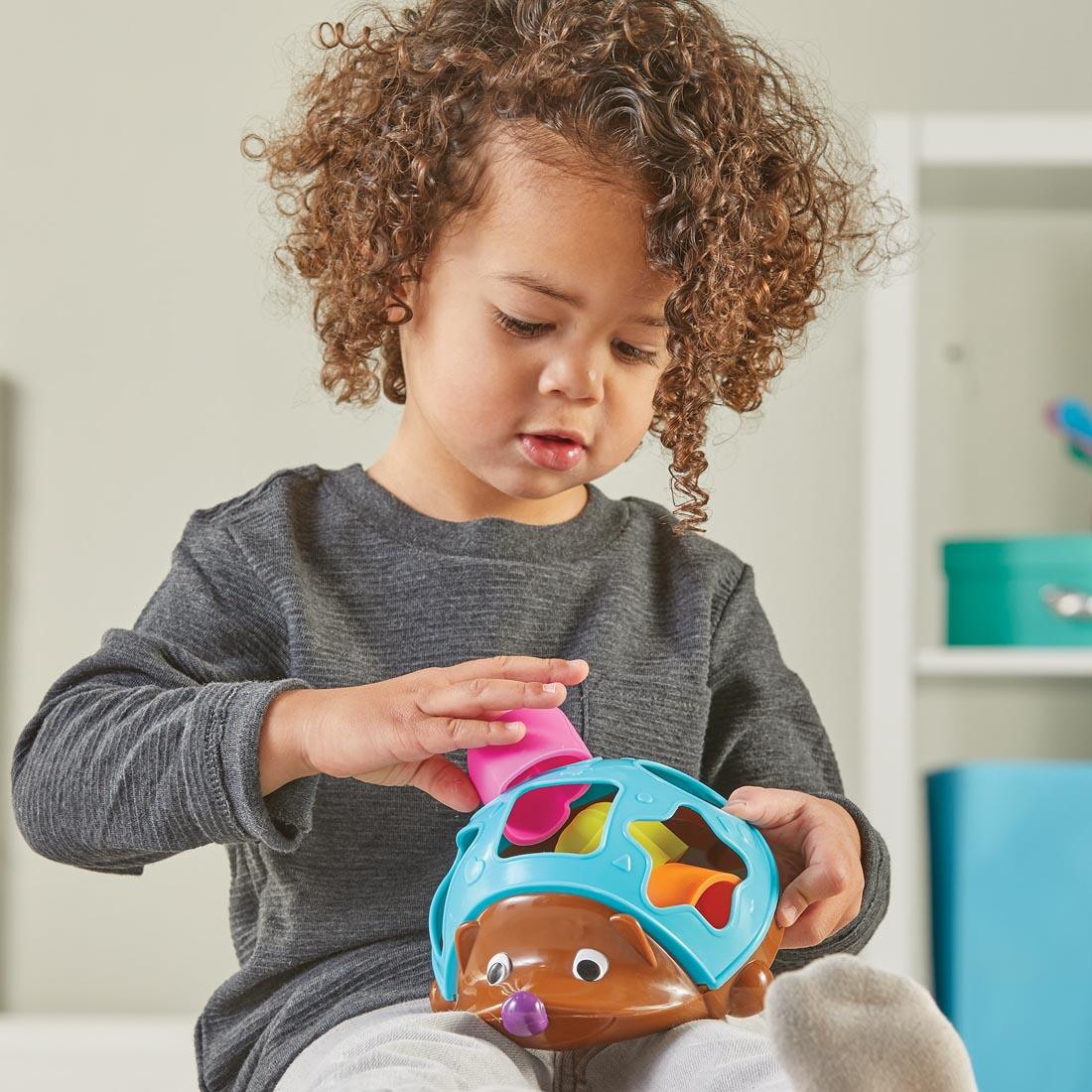 Hedgehog Poppin' Shapes Sorter United Art & Education