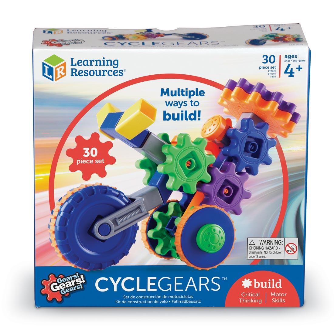 30-piece cycle gears building set
