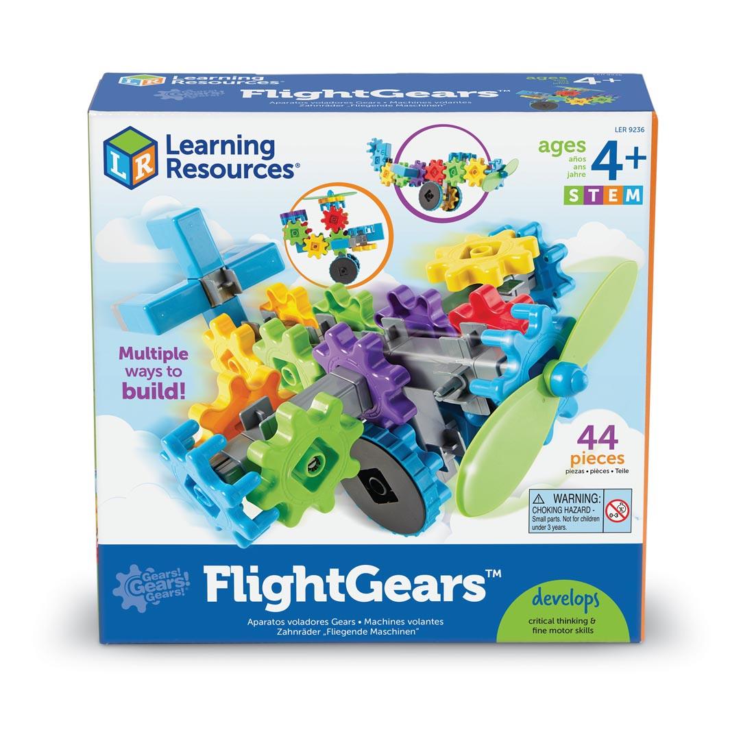 44-piece flight gears building set