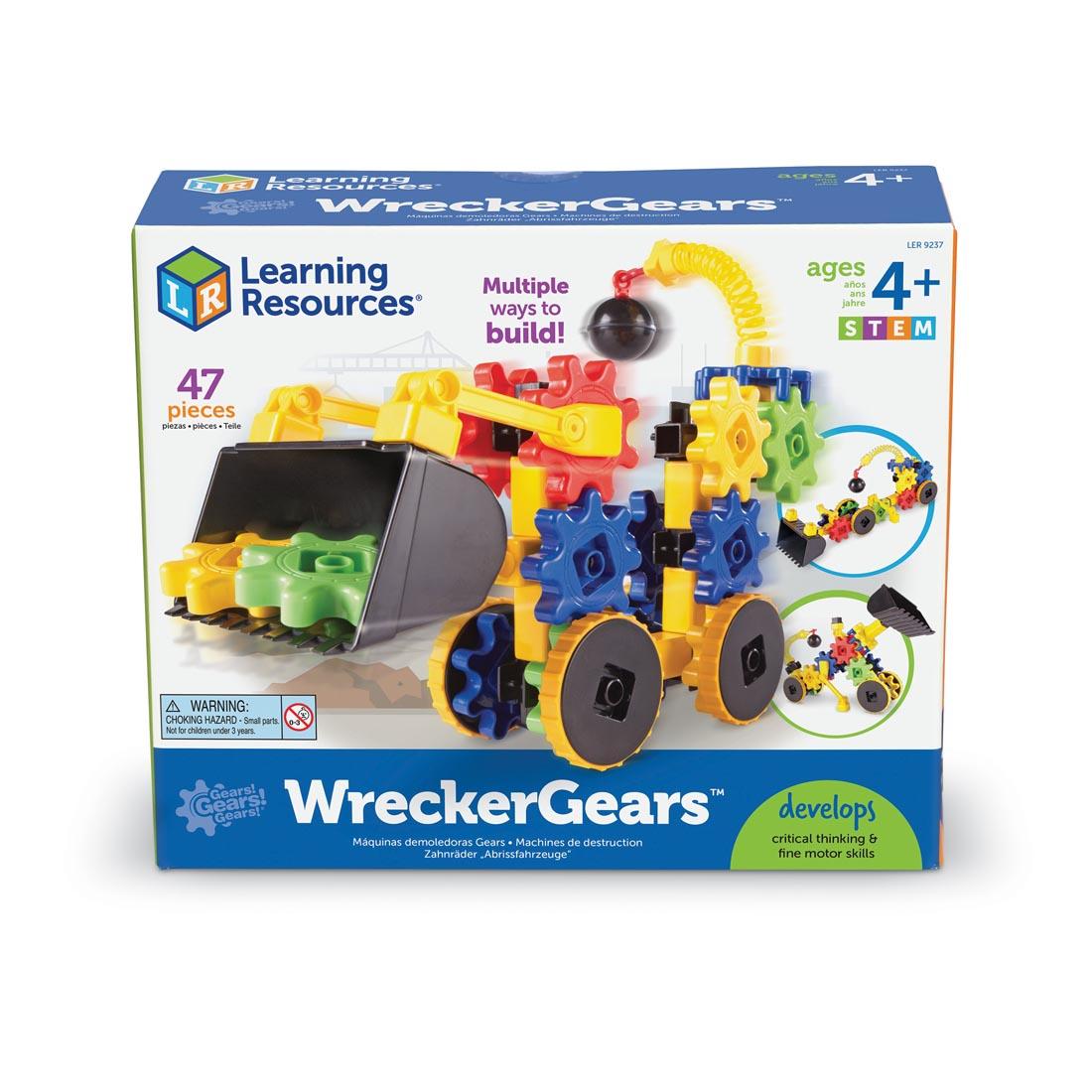 47-piece wrecker gears building set