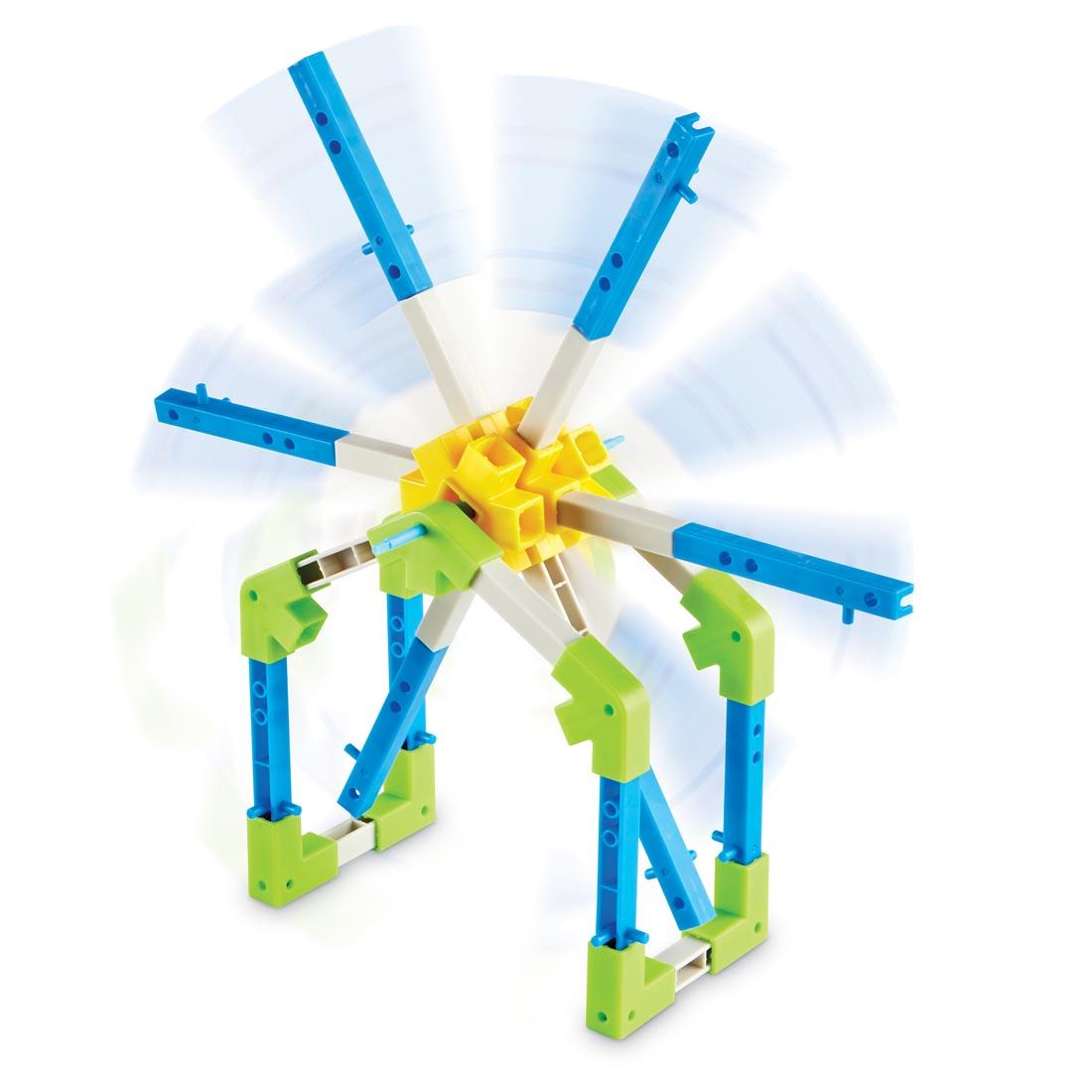 construction made with the STEM Explorers Motioneering Set