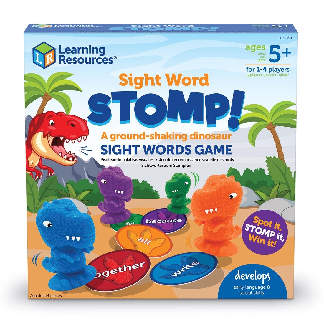 Box cover of Sight Word Stomp! Game By Learning Resources
