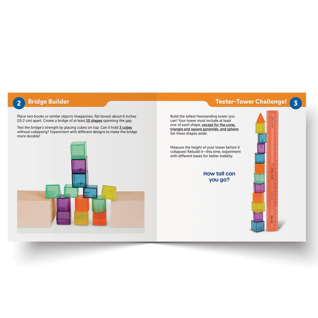 book from the STEM Explorers GeoShape Challenge By Learning Resources