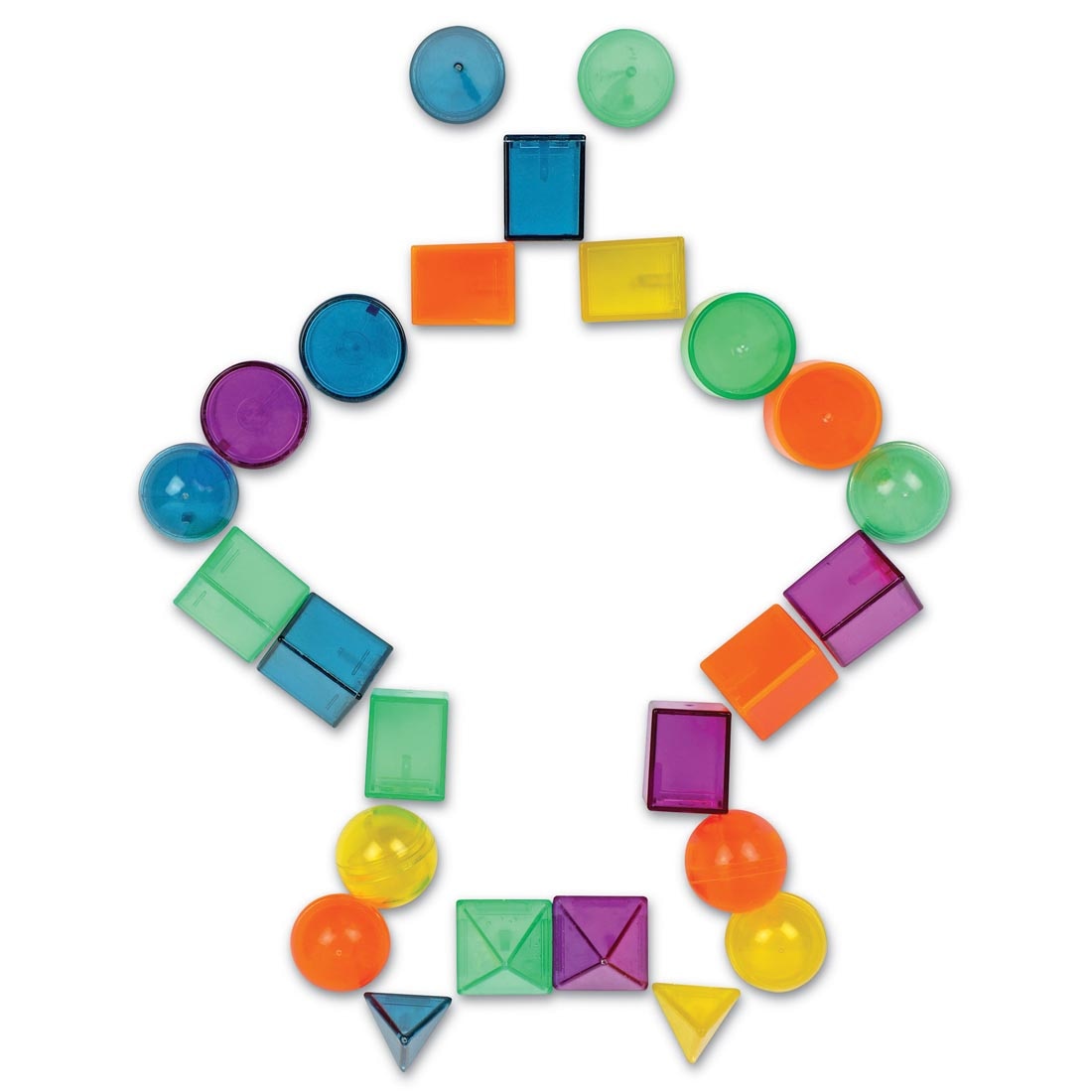 pieces from the STEM Explorers GeoShape Challenge By Learning Resources