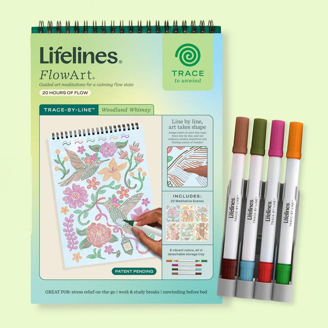 FlowArt Trace-By-Line Woodland Whimsy by Lifelines