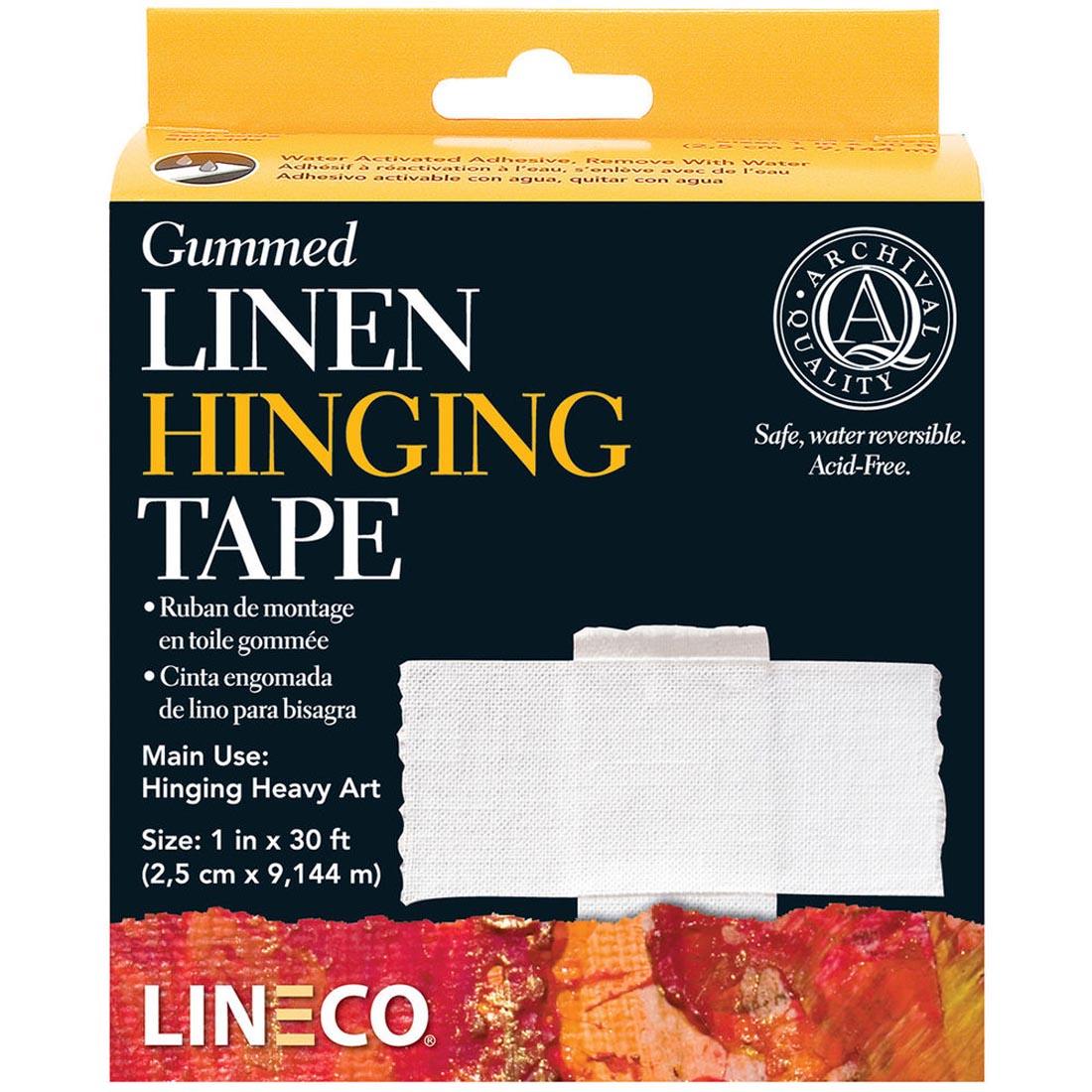 Lineco Neutral pH Gummed Linen Hinging Tape