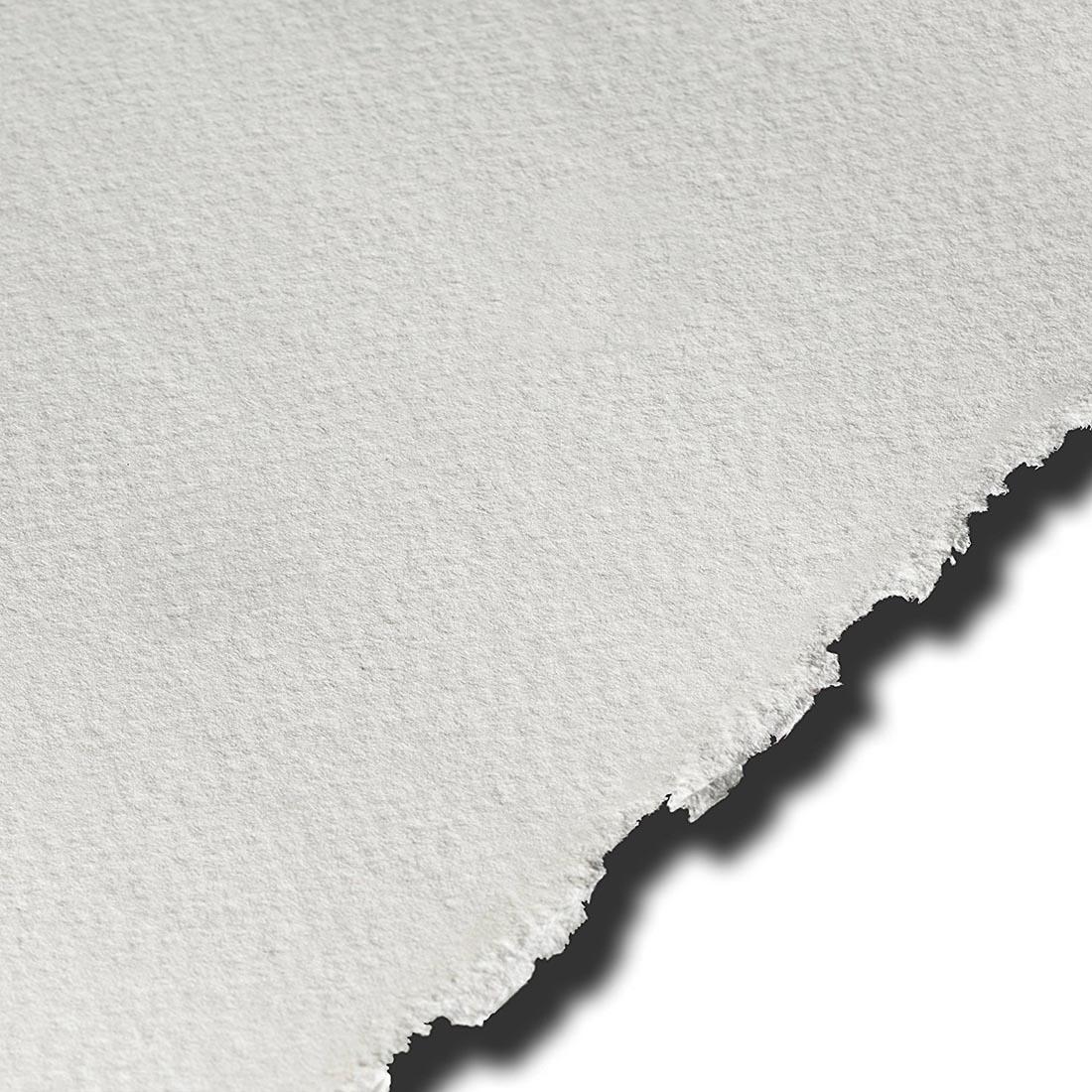 Deckled Edge of White Stonehenge Paper