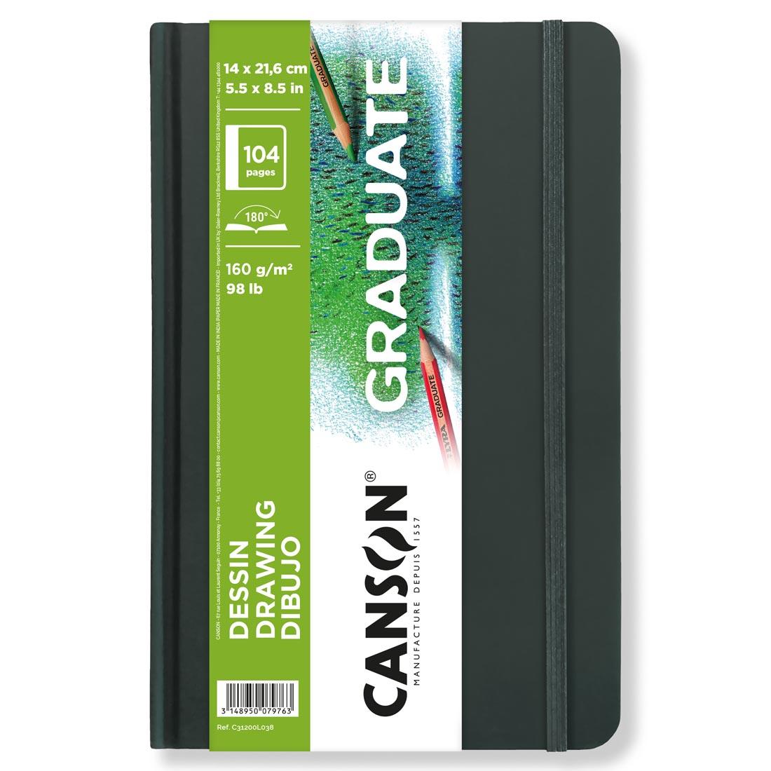 5-1/2 x 8-1/2" Canson Graduate Drawing Book