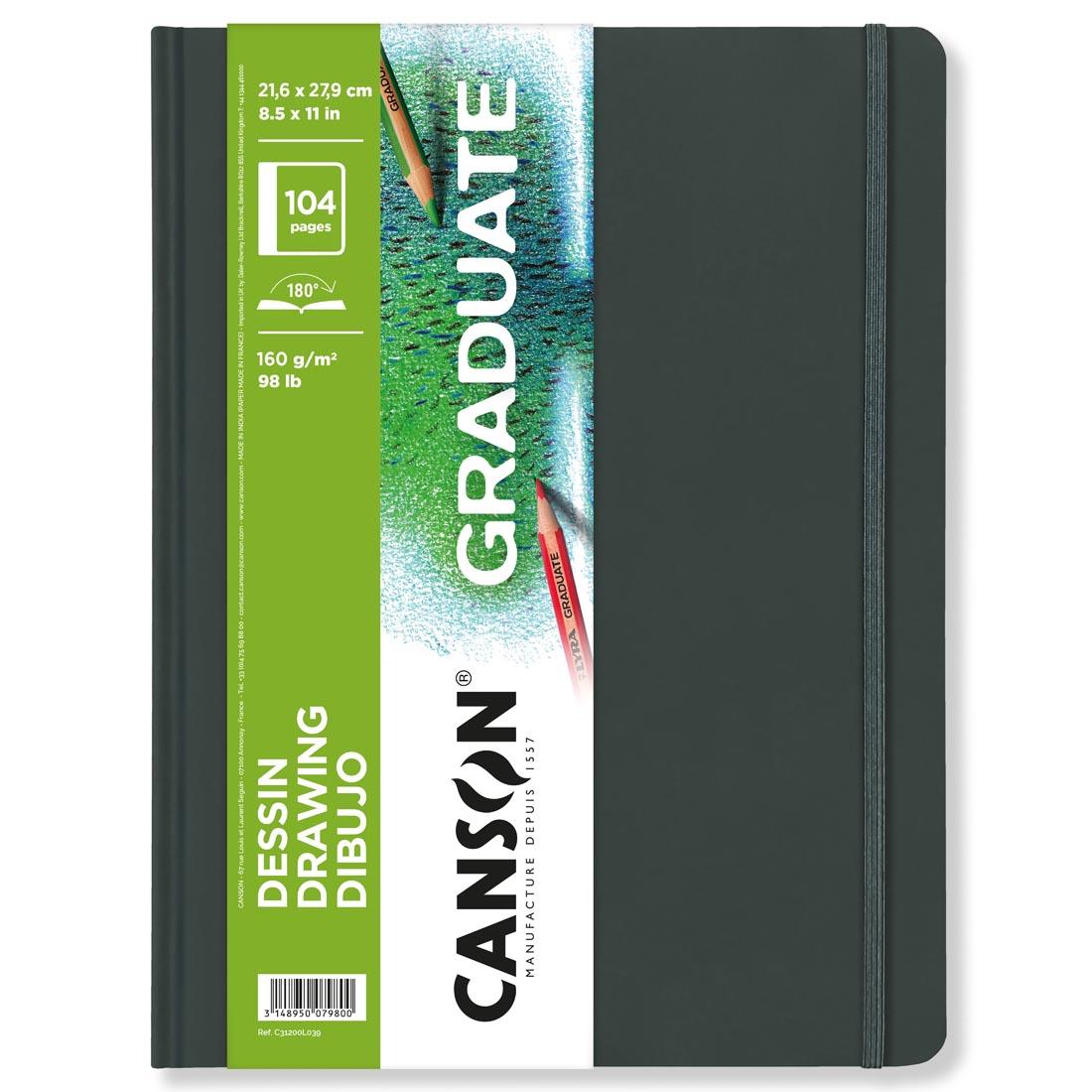 8-1/2 x 11" Canson Graduate Drawing Book