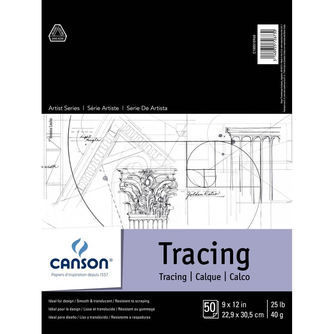 Canson Artist Series Tracing Paper Pad