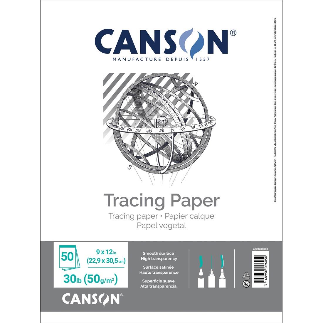 Canson Artist Series Tracing Paper Pad