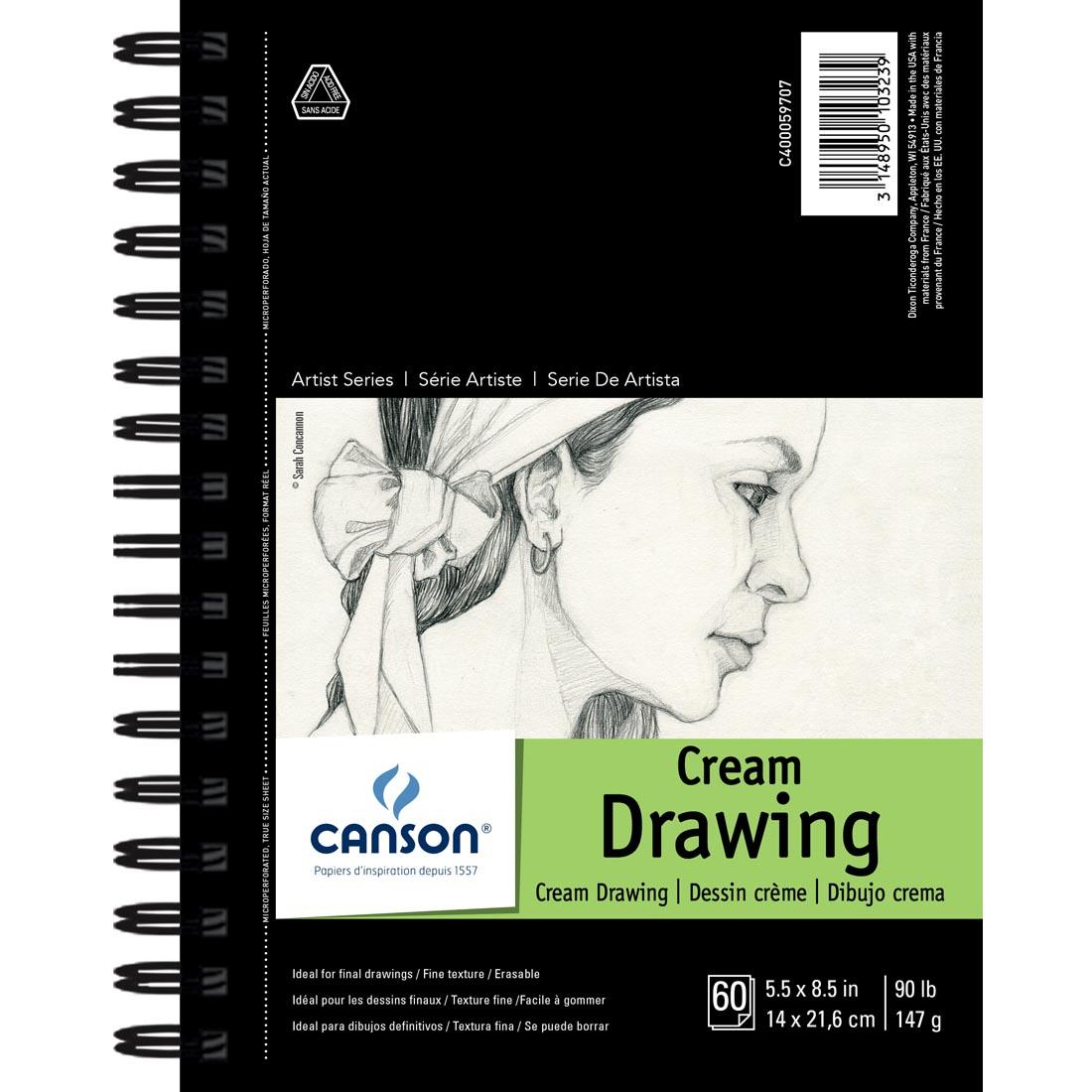 Canson Artist Series Cream Drawing Pad