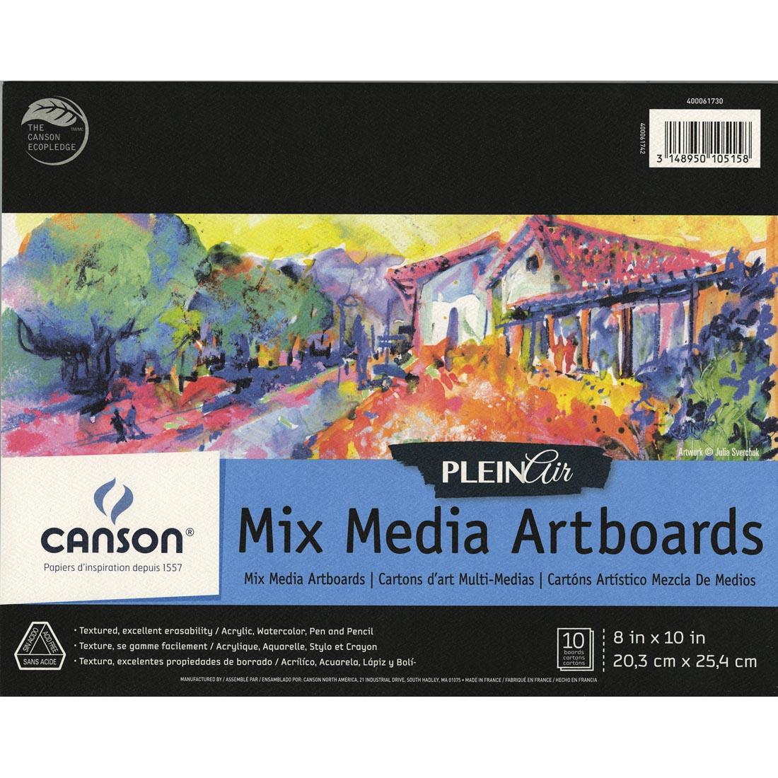 Canson Plein Air Mix Media Artboards