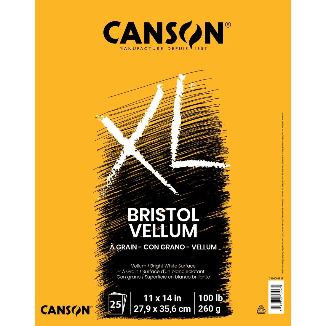 Canson XL Series Vellum Bristol Pad 11X14"