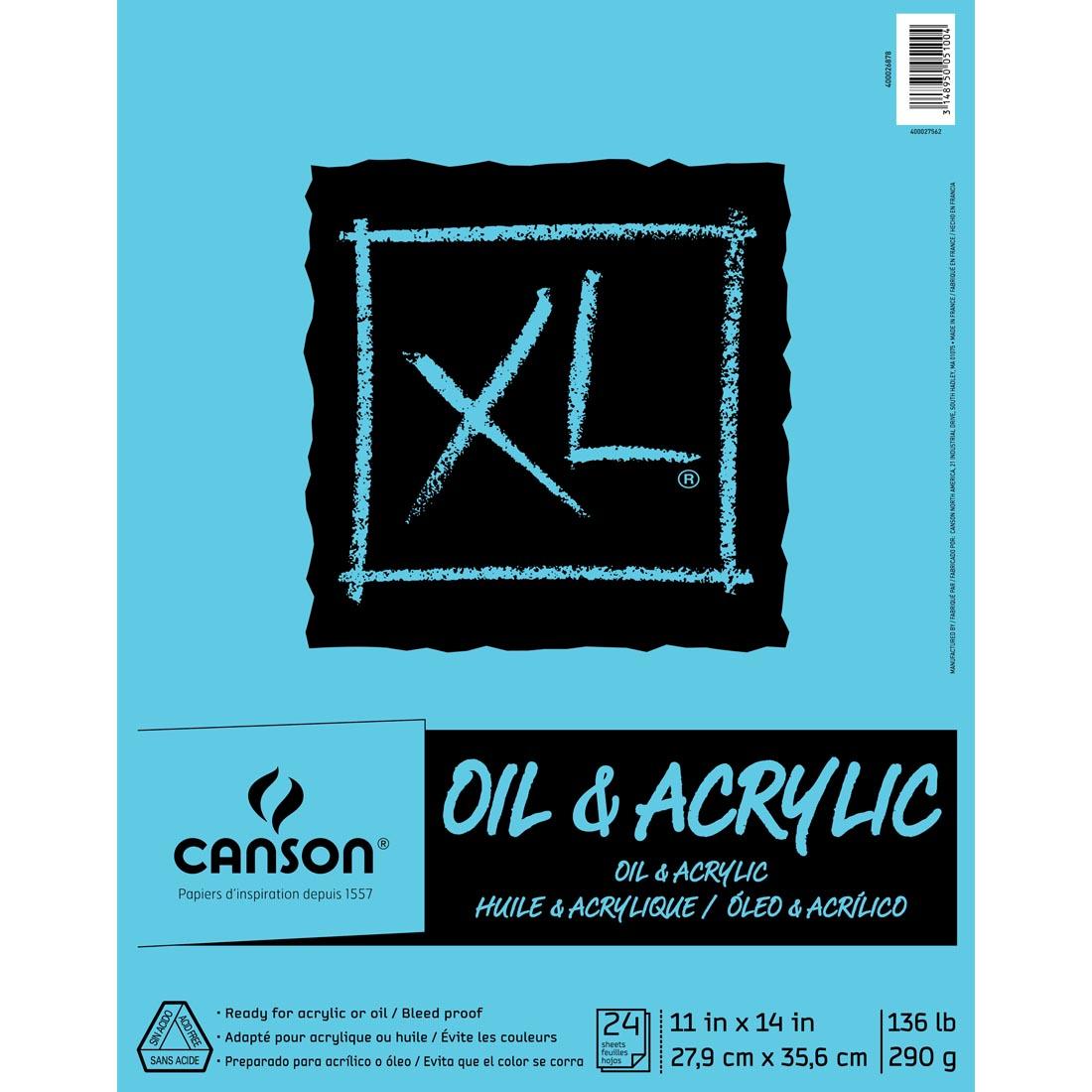 Canson XL Oil and Acrylic Paper Pad