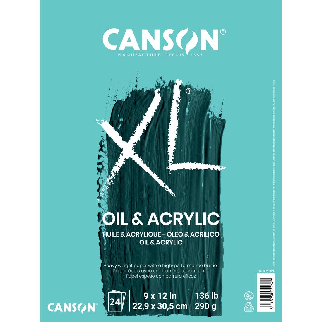 Canson XL Oil and Acrylic Paper Pad