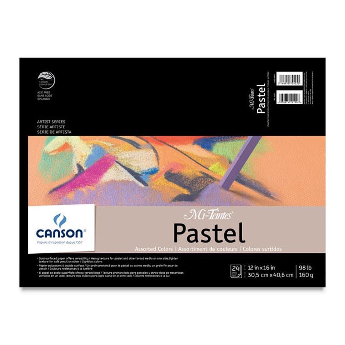 Canson Mi-Teintes Pastel Paper Pad