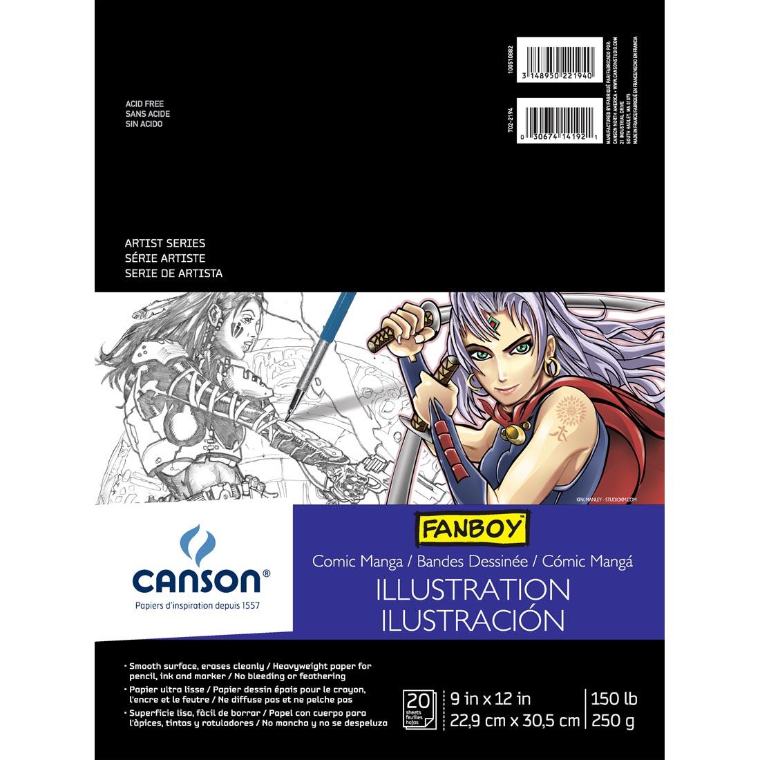 Canson Fanboy Comic Book Art Board 24-Sheet Pad - C100510872