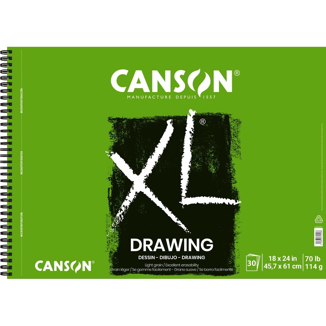 日本販売品 CANSON XL Series Drawing， 11 x 14 by Canson 画材用紙