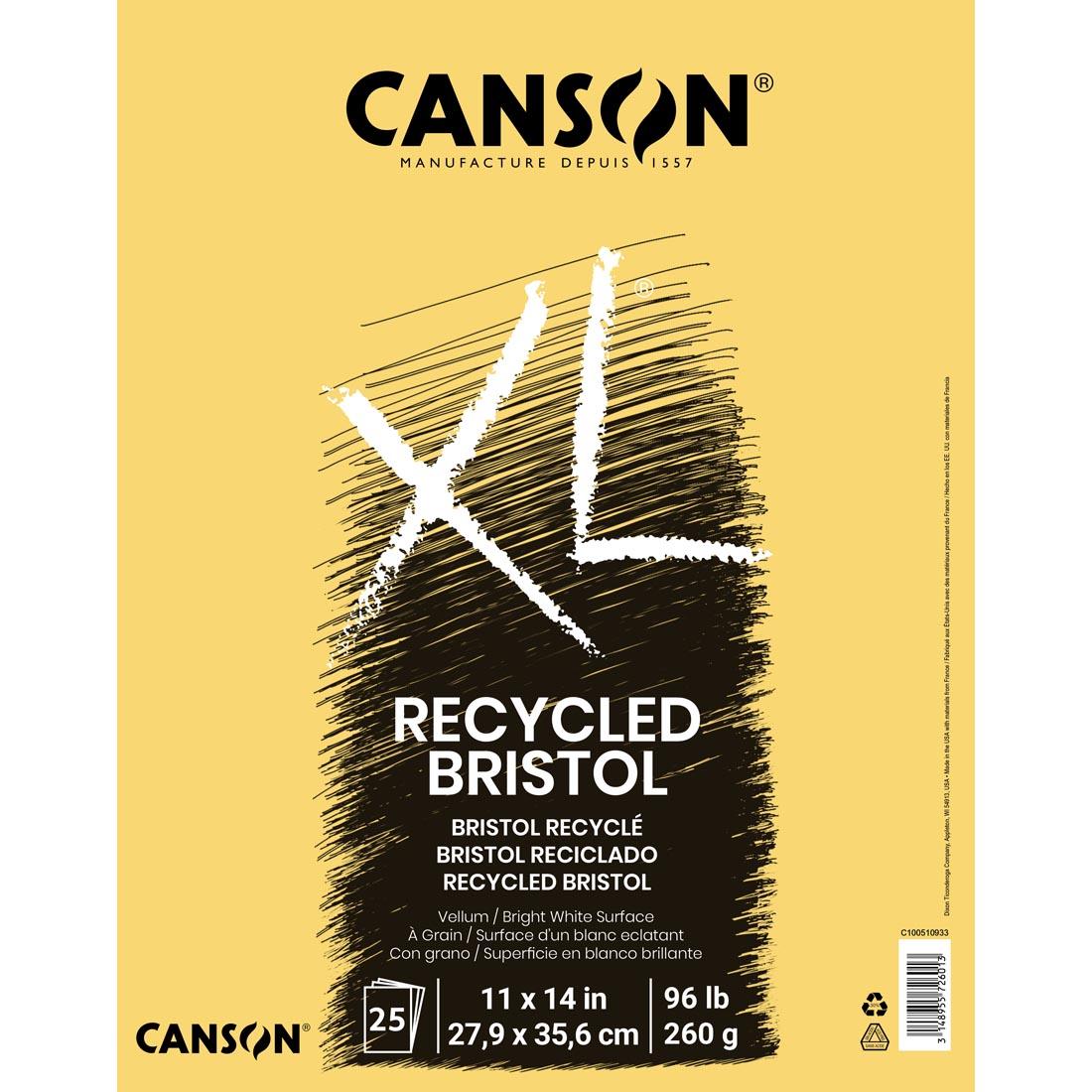 Canson XL Series Recycled Bristol Pad
