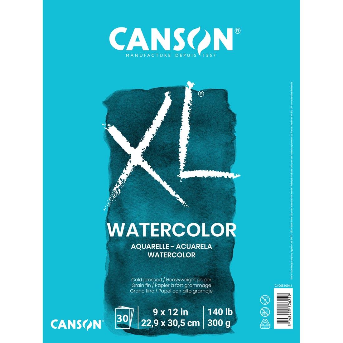 Canson XL Series Watercolor Paper Pad