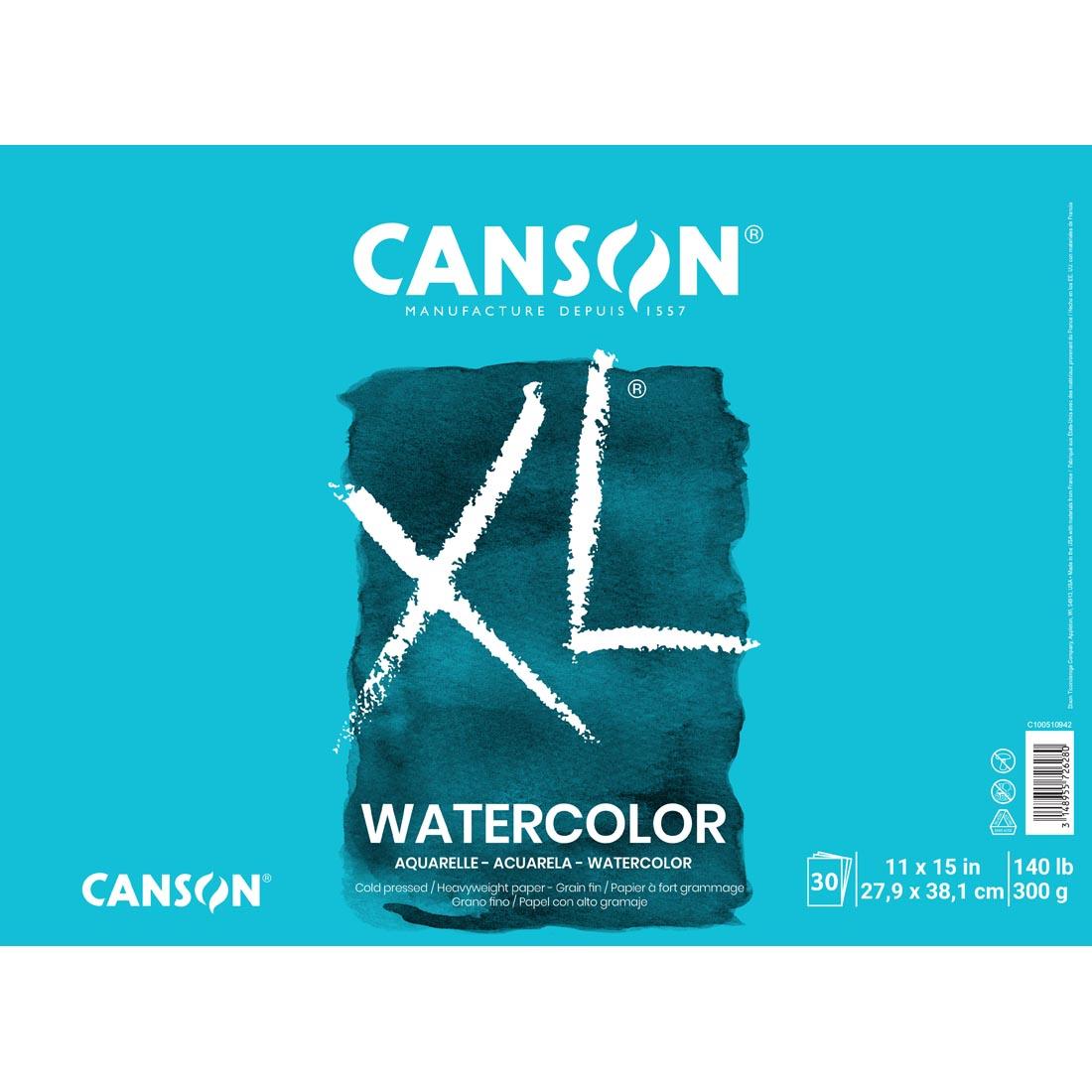Canson XL Series Watercolor Paper Pad