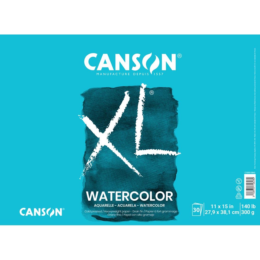 Canson XL Series Watercolor Paper Pad