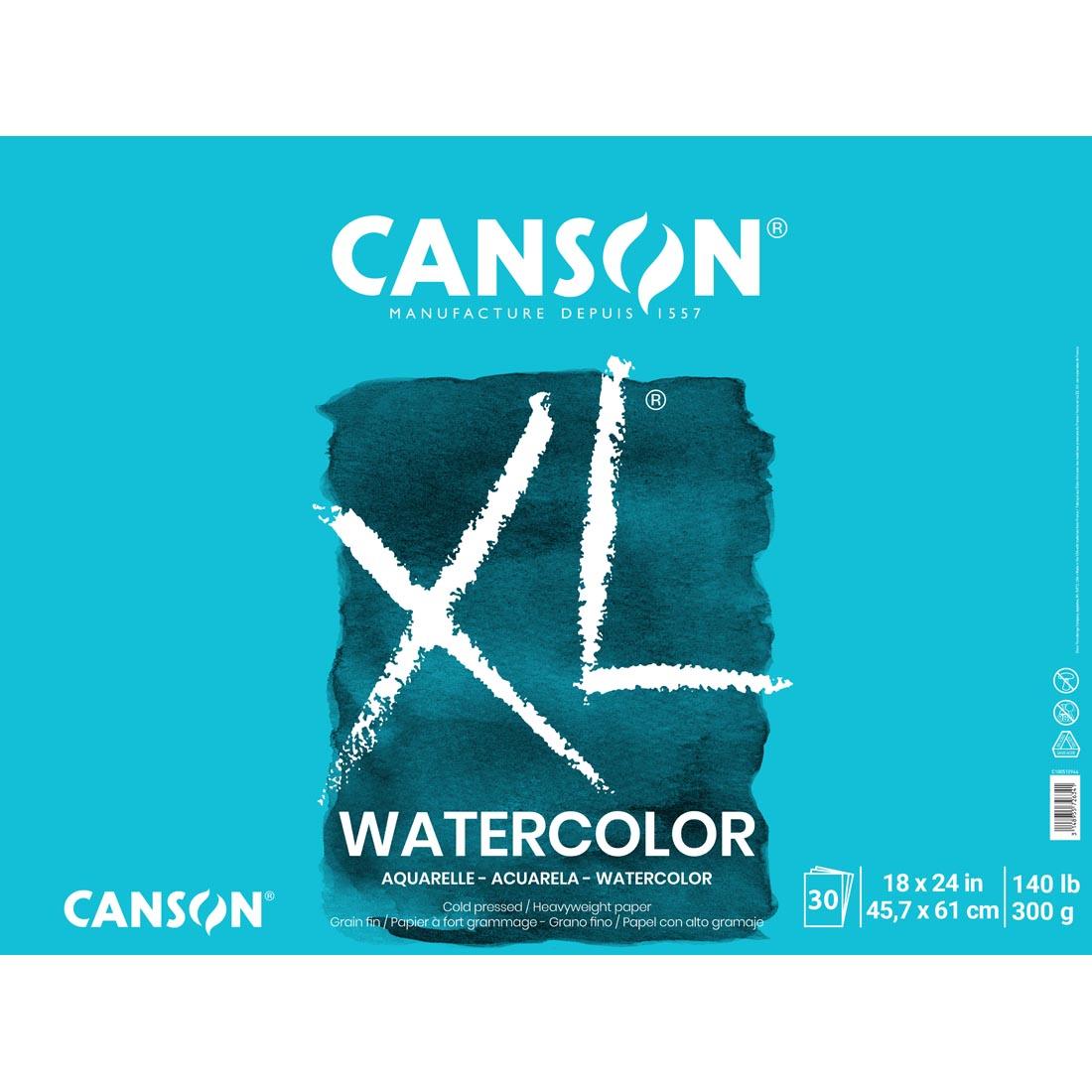 Canson - XL Watercolor Pad - 18 x 24