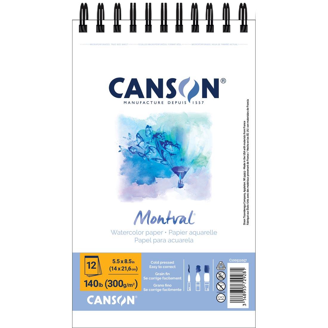 Canson Montval Watercolor Pad